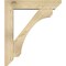 Ekena Millwork Legacy Slat Rough Sawn Bracket w/ Offset Brace, Douglas Fir, 6"W x 26"D x 30"H BKT0604X26X30LEC06RDF - alternate 2
